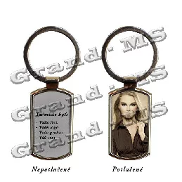 Prívesok na kľúče - obdĺžnik