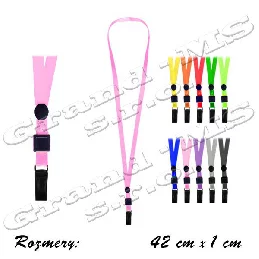 Závesná šnúrka na mobil a menovku - K1066-PK