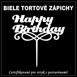 Tortový zápich kombinovaný - rôzne farby