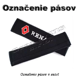 Označenie bezpečnostných pásov názvom Renault_product