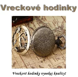 Vreckové hodinky - retro bronzový KONÍK 3D dizajn_product