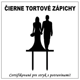 Tortový zápich obrazový - rôzne farby