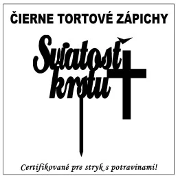Tortový zápich kombinovaný - rôzne farby