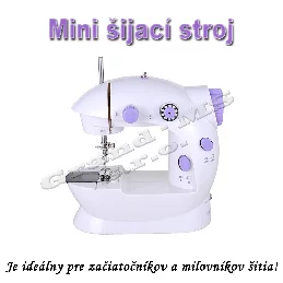 Mini šijací stroj NEEDLE pre deti a začiatočníkov