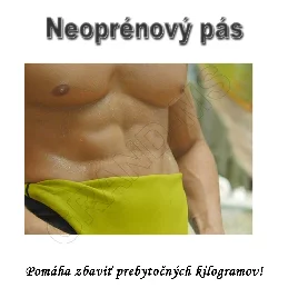 Neoprénový - športový tréningový pás L_product