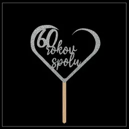 Tortový zápich kombinovaný - rôzne perleťové farby