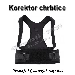 Korektor defektov chrbta s magnetom, korekčný pás pre ženy, deti i mužov 