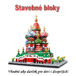 Stavebné bloky - 3D Chrám Vasila Blaženého - St.Basil's Cathedral 4782ks 
