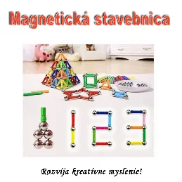 Magnetická stavebnica - MAGNETIC COLOR KIT
