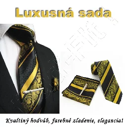 Luxusná 4 dielna kravatová sada - 100_product