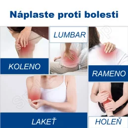 Prírodná náplasť na úľavu od bolesti  svalov, ramien, reumy 30ks