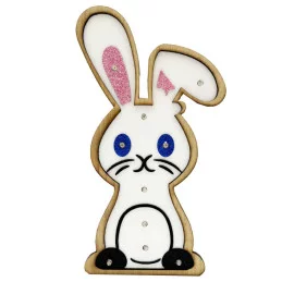 Detská drevená LED lampa -  ZAJKO