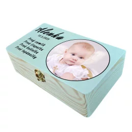 Krabička k narodeniu...