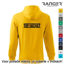 Mikina RANGER® - TOP SECRET - a