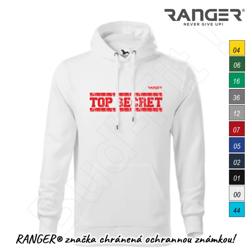 Mikina RANGER® - TOP SECRET - a