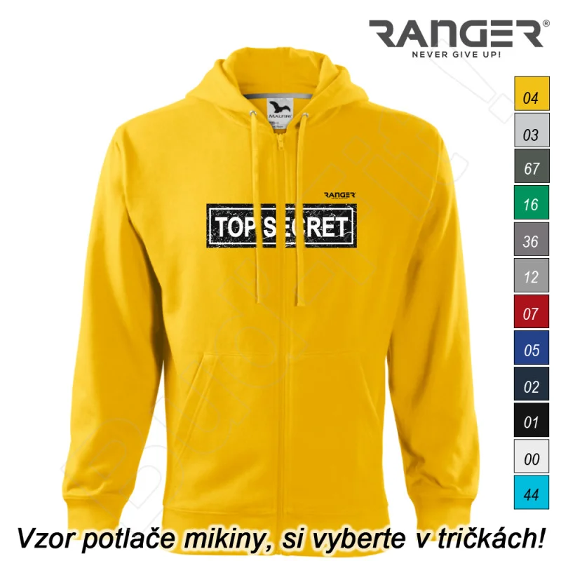 Mikina RANGER® - TOP SECRET - b