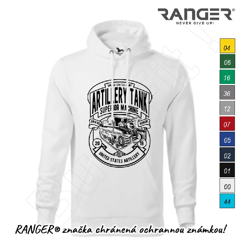 Mikina RANGER®  s kapucňou - ARTILLERY TANK