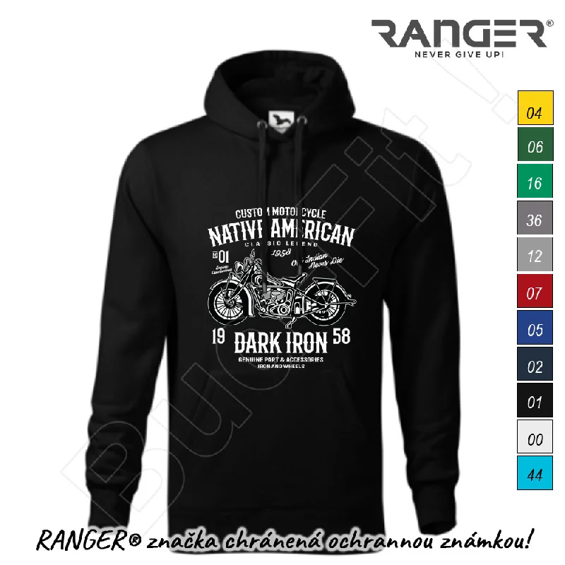 Mikina RANGER®  s kapucňou - DARK IRON