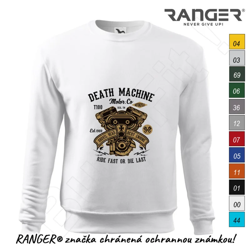 Mikina RANGER® - DEATH MACHINE