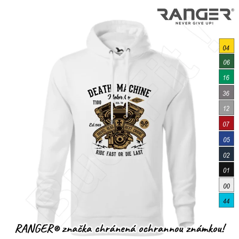 Mikina RANGER® - DEATH MACHINE