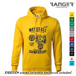 Mikina RANGER® s kapucňou - MOTOCROSS - b