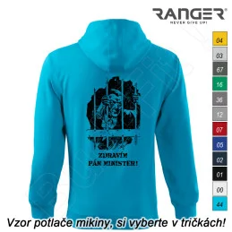 Mikina RANGER® - ZDRAVÍM PÁN MINISTER! - a