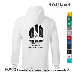 Mikina RANGER® - ZDRAVÍM PANI MINISTERKA! - a