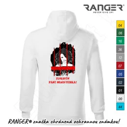 Mikina RANGER® - ZDRAVÍM PANI MINISTERKA! - b