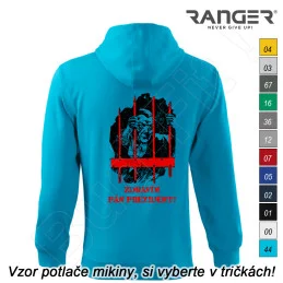 Mikina RANGER® - ZDRAVÍM PÁN PREZIDENT! - b