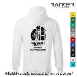 Mikina RANGER® - ZDRAVÍM PÁN PREZIDENT! - a
