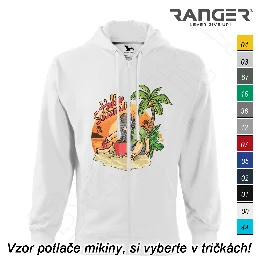 Mikina RANGER® s kapucňou a zipsom - HELLO SUMMER