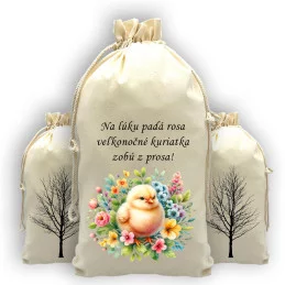 Dekoračné vrecko KURIATKO m