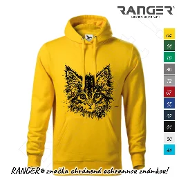 Mikina RANGER®  s kapucňou - MAČKA - c