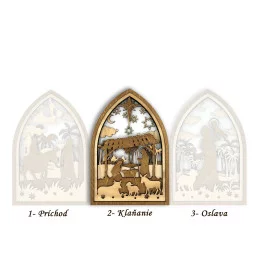Vianočná dekorácia - BETLEHEM - 2. časť KLAŇANIE
