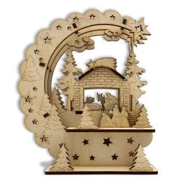 Vianočná dekorácia - BETLEHEM - 2