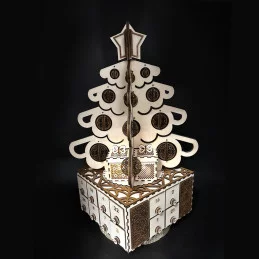 Vianočný stromček s adventným kalendárom