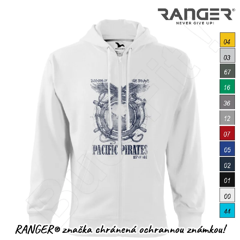 Mikina RANGER® s kapucňou a zipsom - PACIFIC PIRATES
