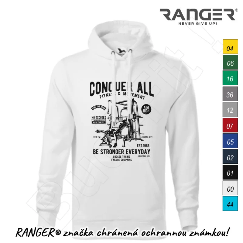 Mikina RANGER® - CONQUER ALL