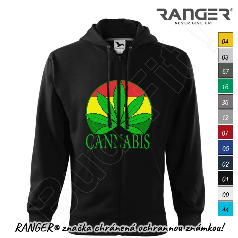 Mikina RANGER® - CANNABIS - a