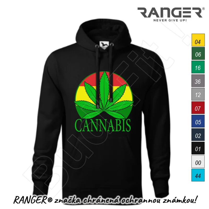 Mikina RANGER® - CANNABIS - a
