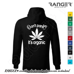 Mikina RANGER® - DON'T PANIC IT'S ORGANIC