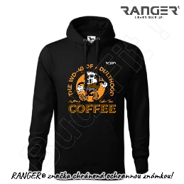 Mikina RANGER®  s kapucňou - COFFEE