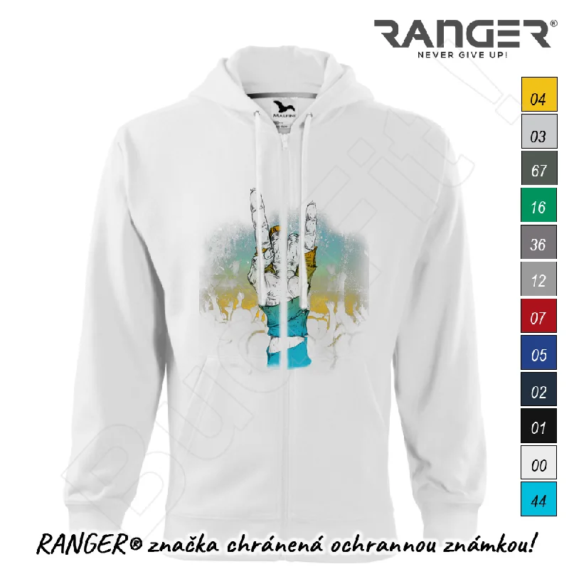 Mikina RANGER® s kapucňou a zipsom - DIABLOVE ROHY