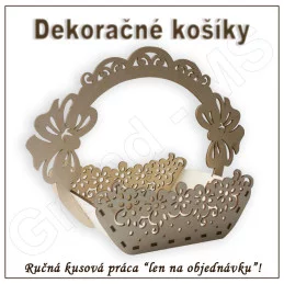 Dekoračný košík - vzor A