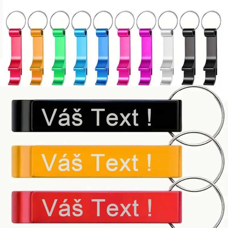 Prívesok - Mini kovový otvárač na fľaše