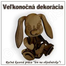 Veľkonočná dekorácia - ZAJAC - vzor B