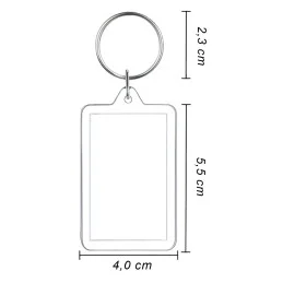 Transparentná kľúčenka s vlastnou fotografiou - 2