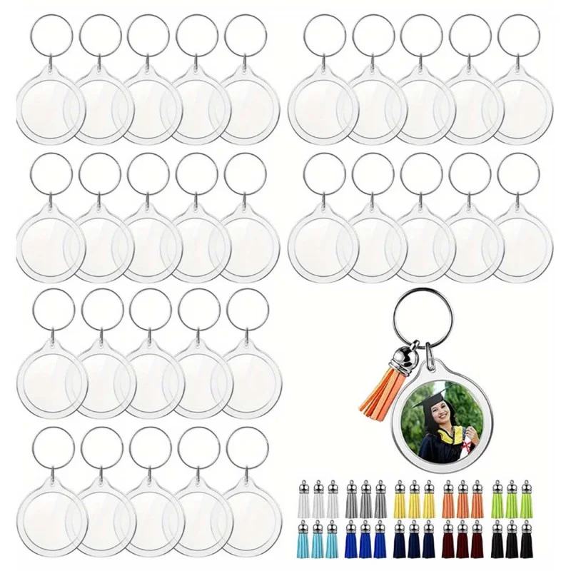 Transparentná kľúčenka s vlastnou fotografiou - 3