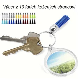 Transparentná kľúčenka s vlastnou fotografiou - 3