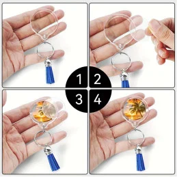 Transparentná kľúčenka s vlastnou fotografiou - 3